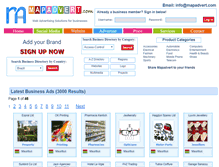 Tablet Screenshot of mapadvert.com